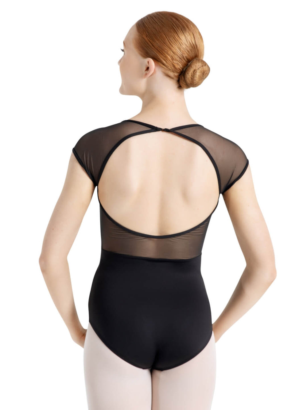 Capezio Studio Collection Raglan Sleeve High Neck Leotard Black SE1076W
