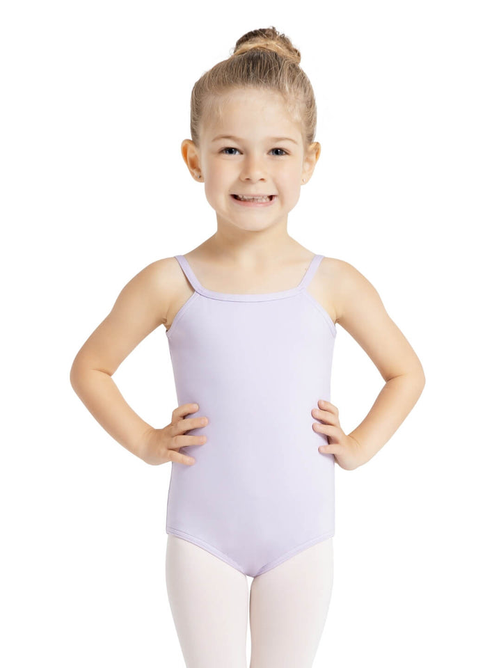 Capezio Studio Collection Strappy Back Camisole Leotard Girls Lavender SE1030C