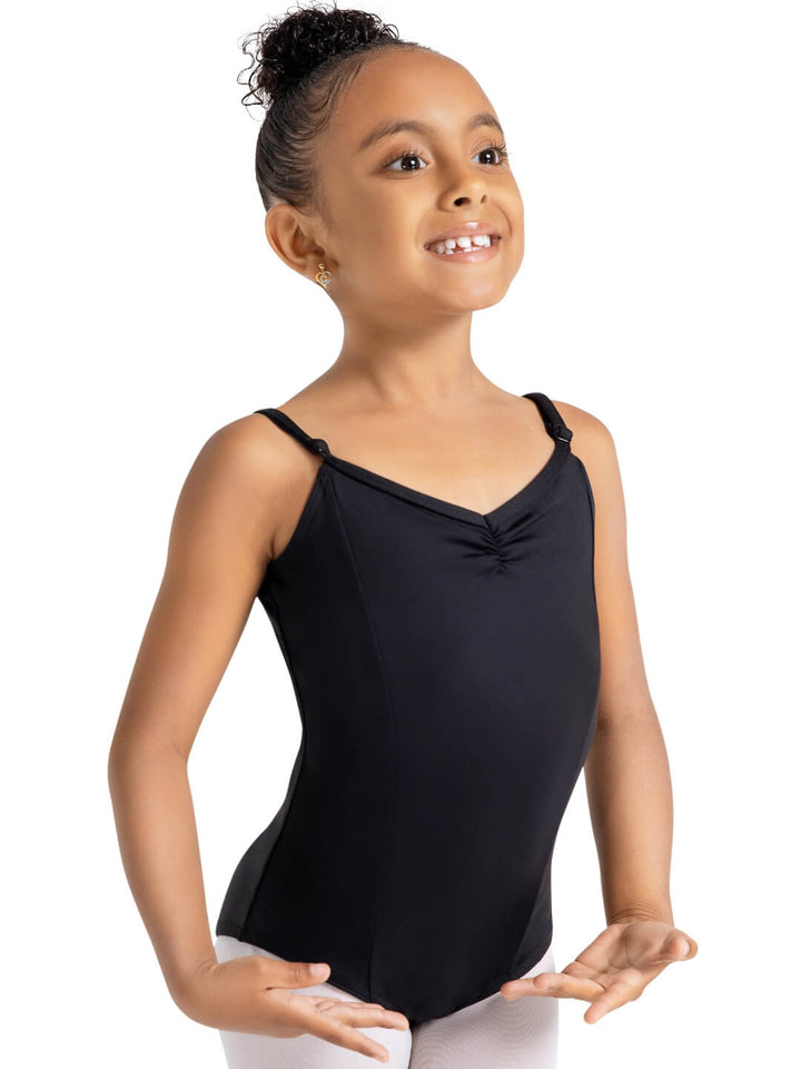 Studio Collection V Neck Camisole Leotard - Girls