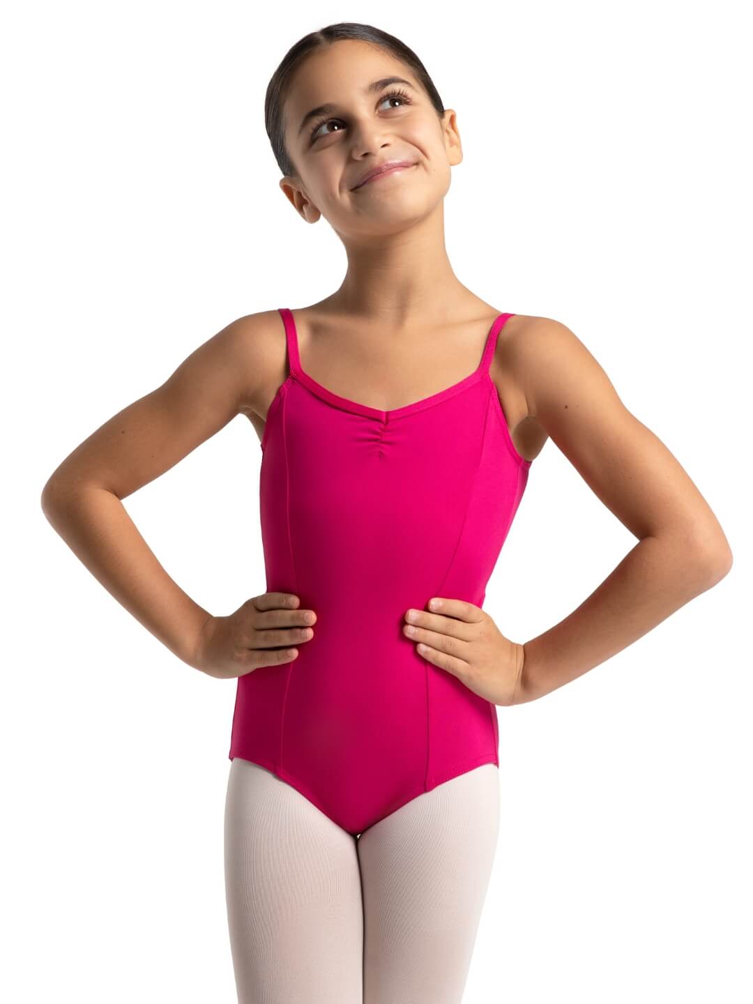 Capezio Studio Collection V Neck Camisole Leotard Child Bright Mulberry SE1018C