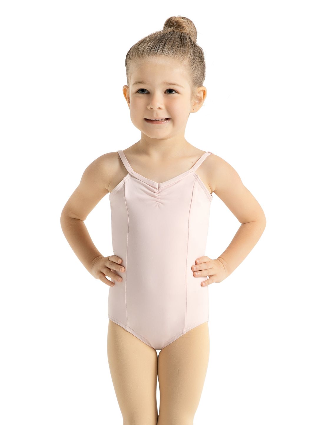 Capezio Studio Collection V Neck Camisole Leotard Child Pink SE1018C