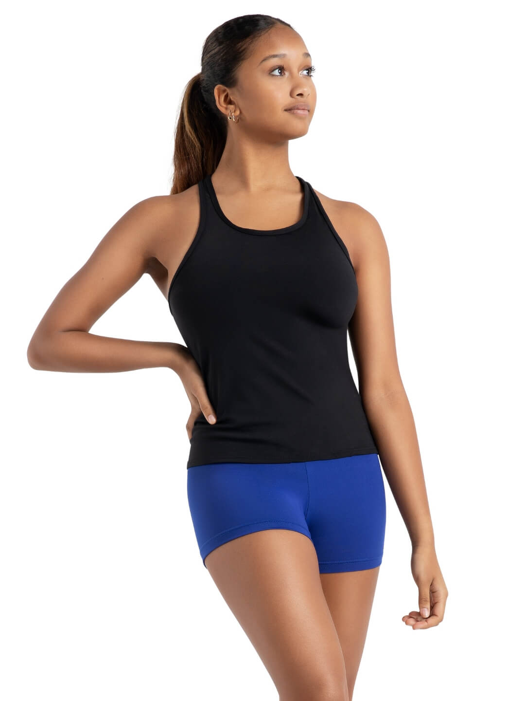 Capezio Team Basics Tank Top with Racerback Black TB256W