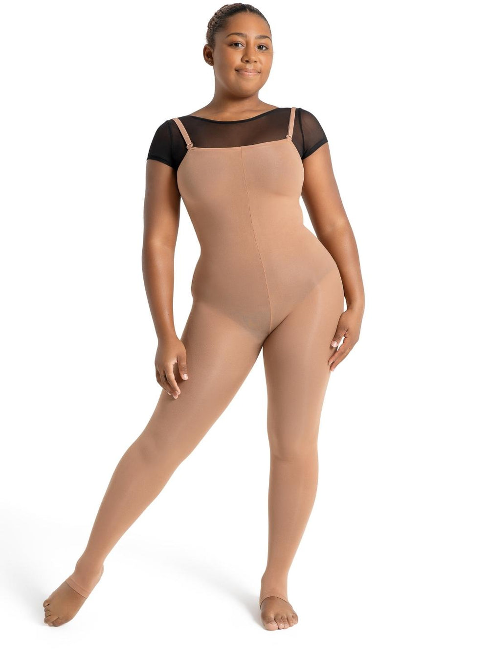 Capezio Ultra Soft Stirrup Body Tight Suntan 1819W