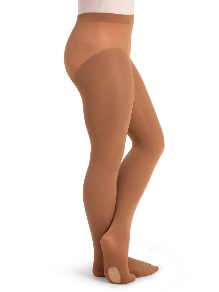 Capezio Ultra Soft Transition Tight® - Girls Dark Suntan 1916C