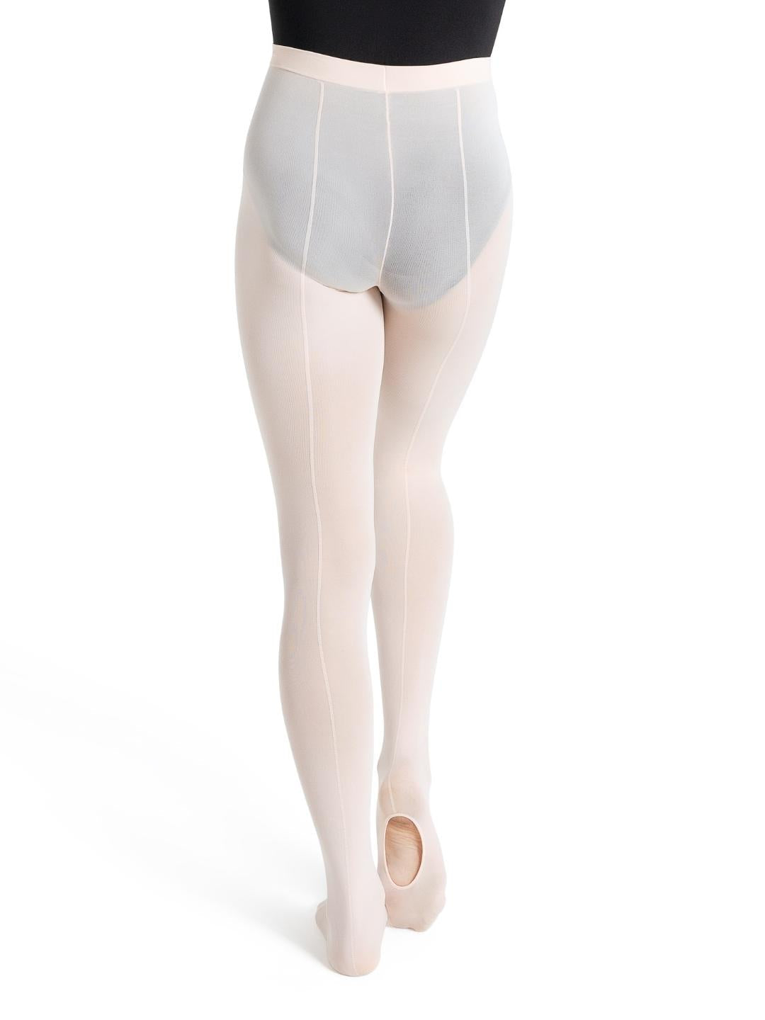 Capezio Ultra Soft Transition Tight with Back Seam Ballet Pink 1918W