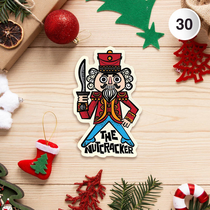 The Nutcracker Die-Cut Sticker, 1.9" x 3.0": Retail Packaging