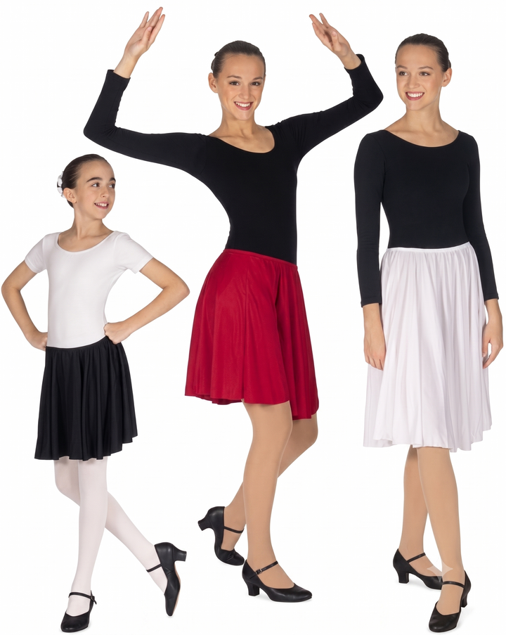Eurotard Pull-on Lyrical/Character Skirt - Multiple Lengths