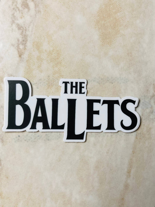 The Ballets Parody Dance Sticker, 3" x 1.4": Retail Packaging
