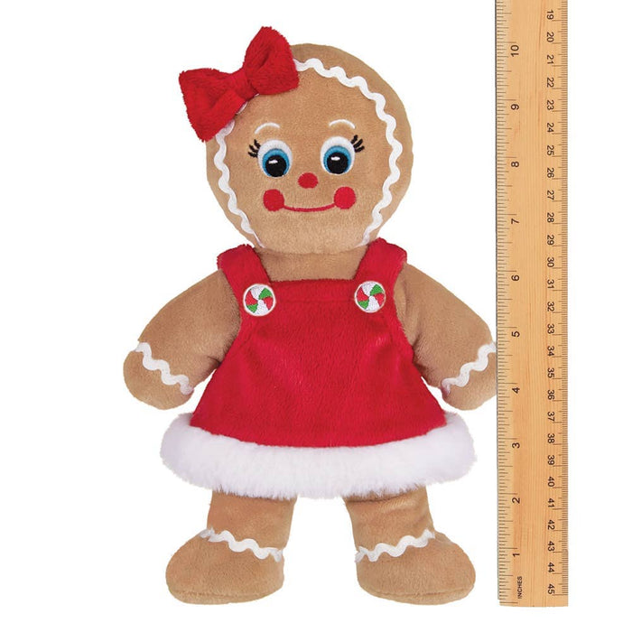 Holly Ginger Gingerbread Girl Christmas Plush