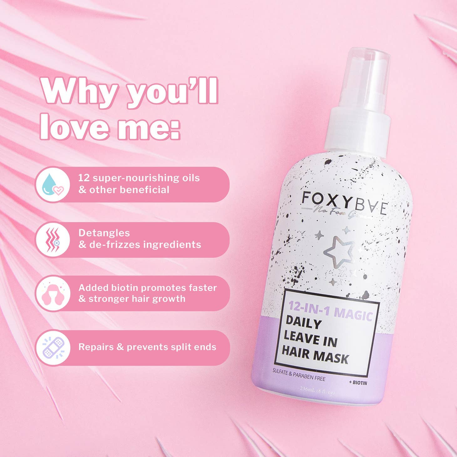 12-In-1 Moisturizing Leave In Hair Mask