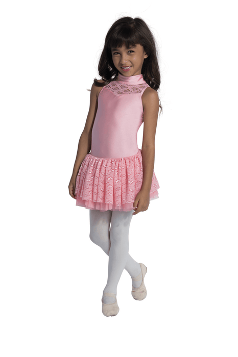 Danz N Motion 20200c Girls Lace Skirted Leotard - Closeout
