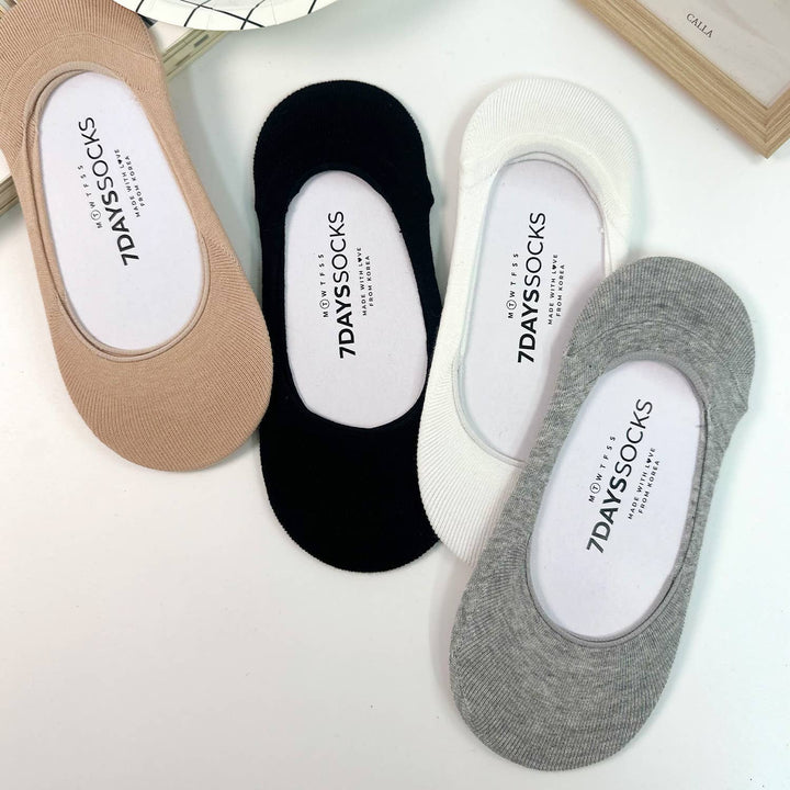 Women's No Show Cotton Foot Cover Socks
