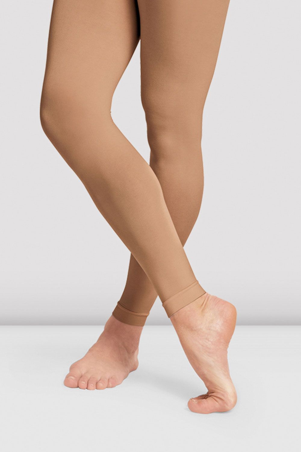 Ladies ContourSoft Footless Tights - T0985L - Bloch Tan