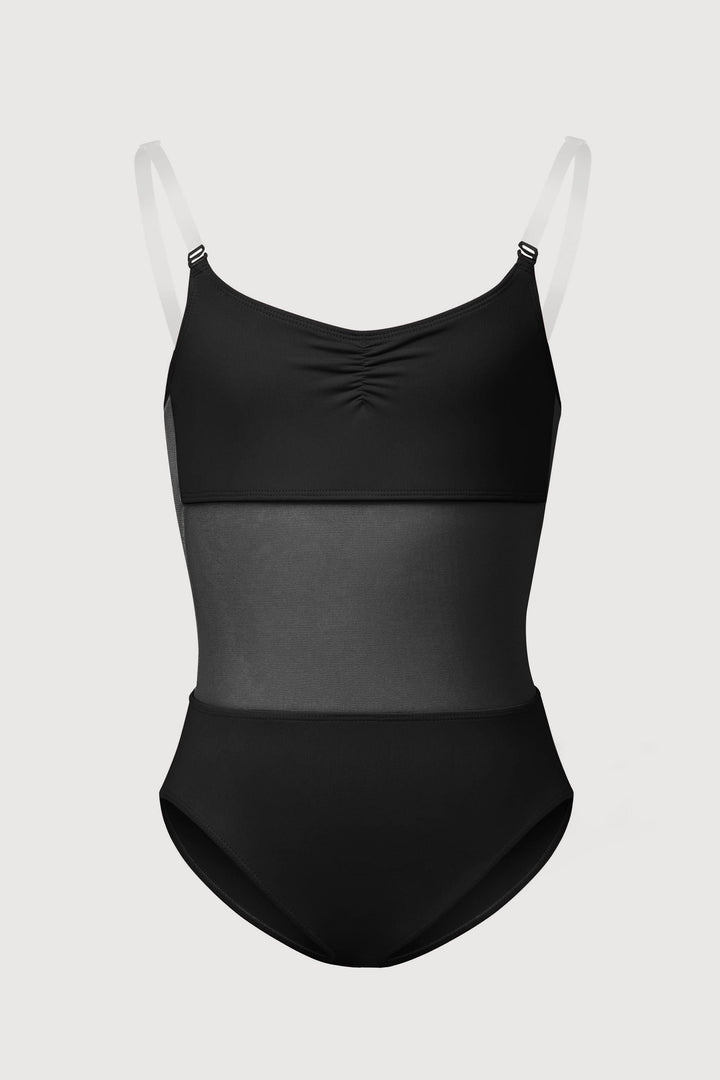 Girls Sunna Mesh Panel Bodysuit - CB3387 - Black
