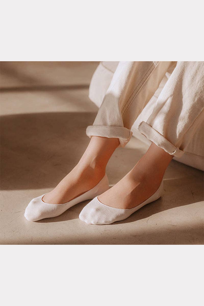 Women's No Show Cotton Foot Cover Socks