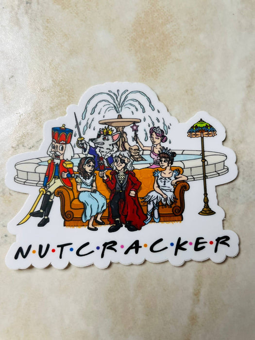 Nutcracker "Friends" Vinyl Sticker (Multiple options): Retail Packaging 3x2.4