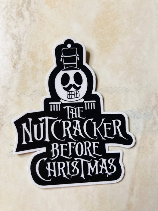 The Nutcracker Before Christmas Vinyl Sticker,  2.5" x 3": Retail Packaging