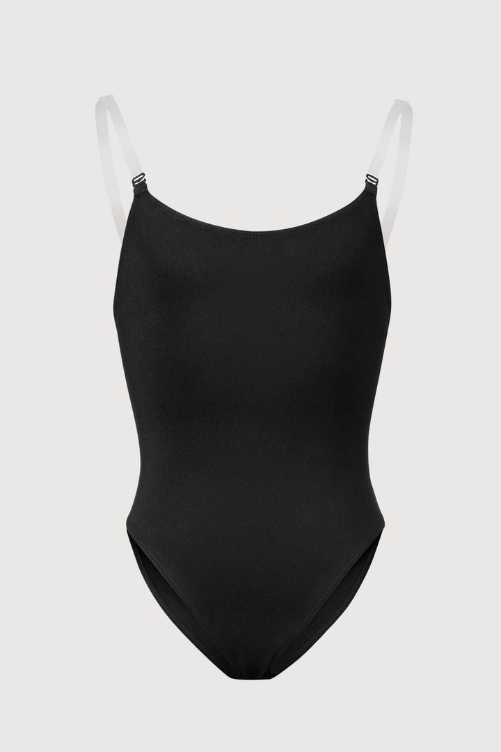 Girls Auva Adjustable Strap Bodysuit - CB3397 - Black