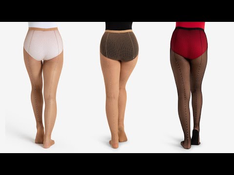 Capezio 3005W Professional Rhinestone Fishnet Tights