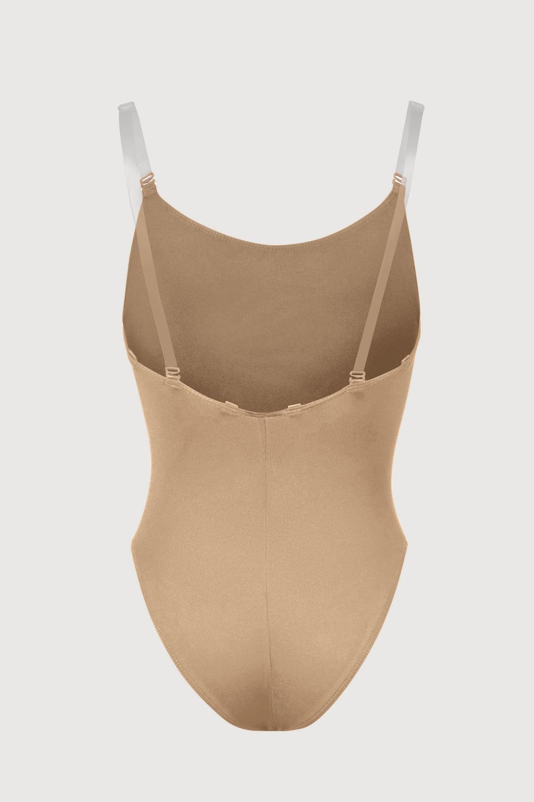 Girls Auva Adjustable Strap Bodysuit - CB3397 - Tan