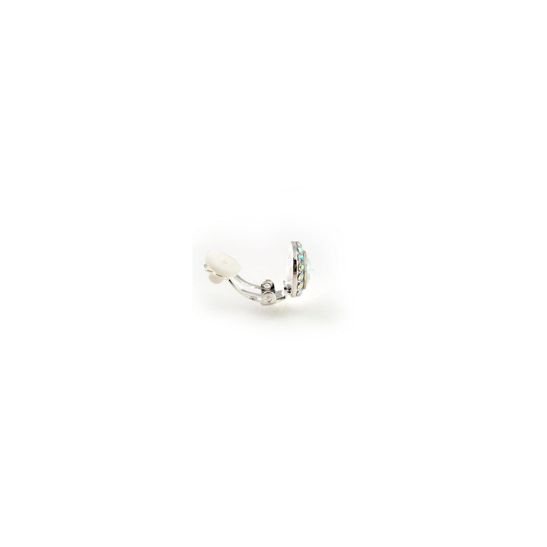 Silver ring on a white background
