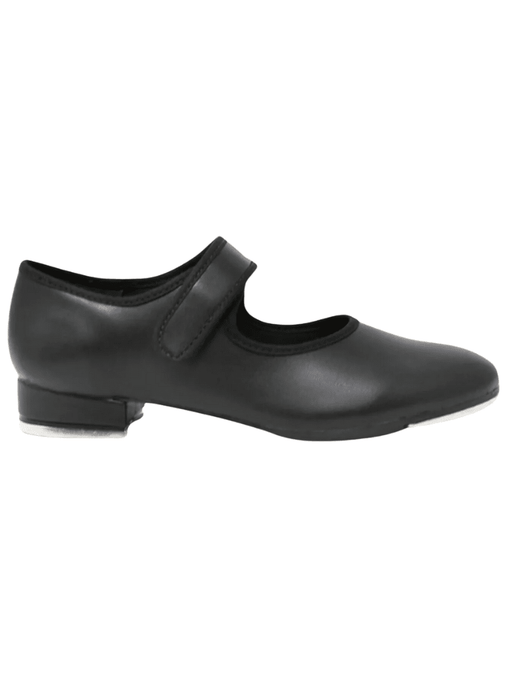 So Danca TA37 Child Vegan Velcro Strap Tap Shoe-Black