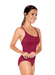 So Danca SL18/SL19 Camisole Leotard with Empire Waist and Strappy Back Adult - Burgundy