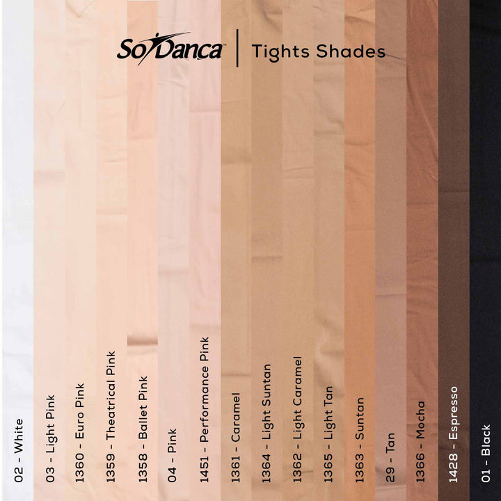 So Danca Adult Stirrup Ballet Tights