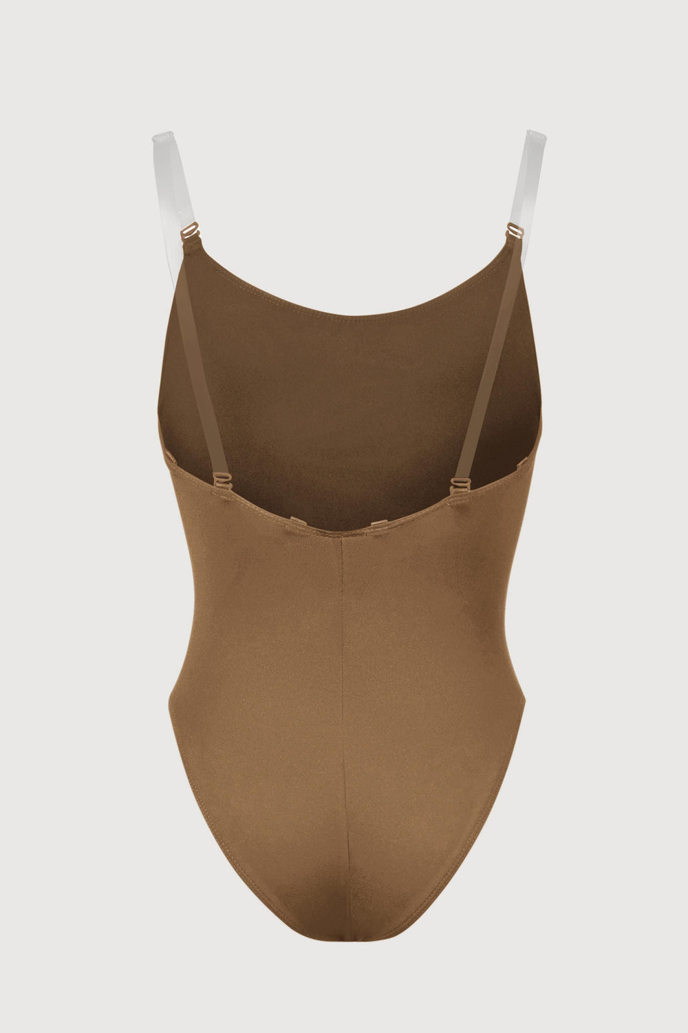 Girls Auva Adjustable Strap Bodysuit - CB3397 - Almond