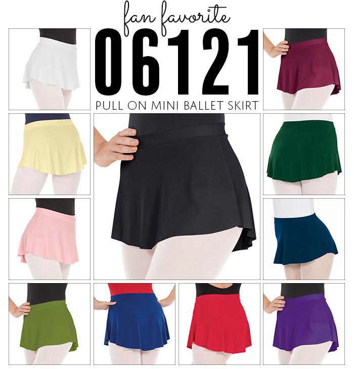 Eurotard 06121 Pull-On Mini Ballet Skirt - Adult