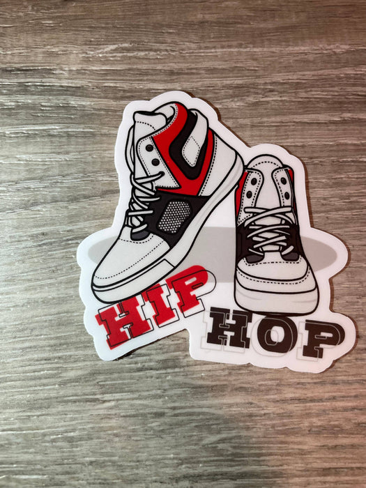 Hip Hop Sneakers Dance Vinyl Sticker