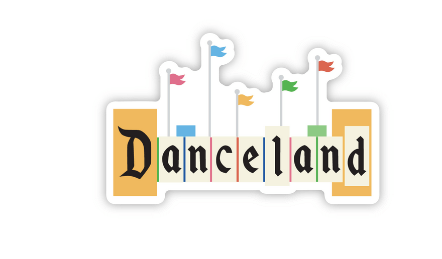 Danceland Dance Vinyl Sticker