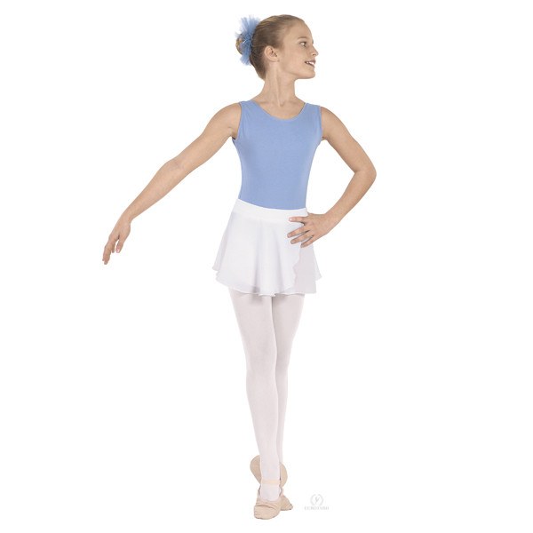 Eurotard 10127 Pull-On Skirt - Child white