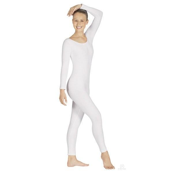 Adult Long Sleeve Unitard White