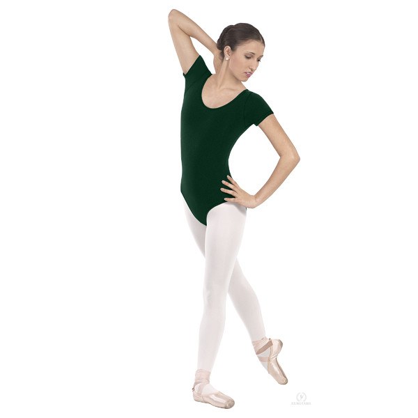 Eurotard 10475 Short Sleeve Leotard - Adult hunter
