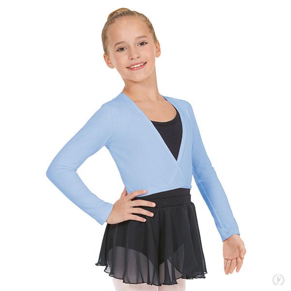 Eurotard 10523C Long Sleeve Cotton Lycra® Ballet Wrap Sweater - Child