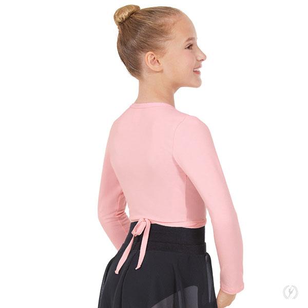 Eurotard 10523C Long Sleeve Cotton Lycra® Ballet Wrap Sweater - Child