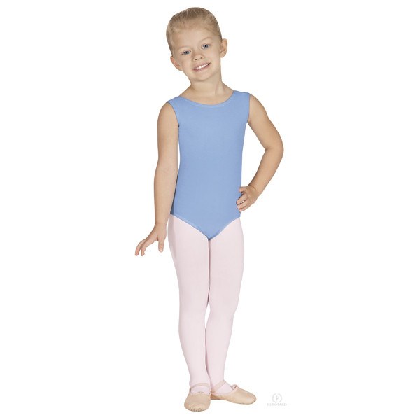Eurotard 1089 Cotton Tank Leotard - Child light blue