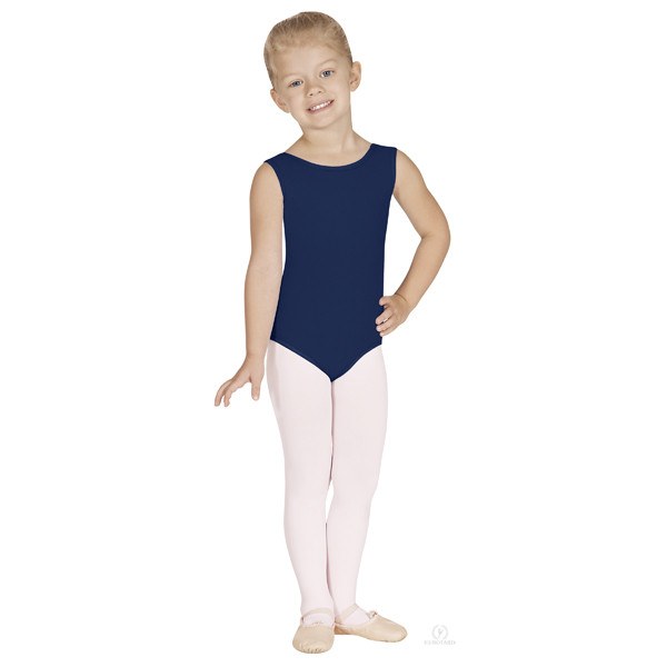 Eurotard 1089 Cotton Tank Leotard - Child navy