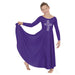 Eurotard 11029 Silver Cross Dress child purple