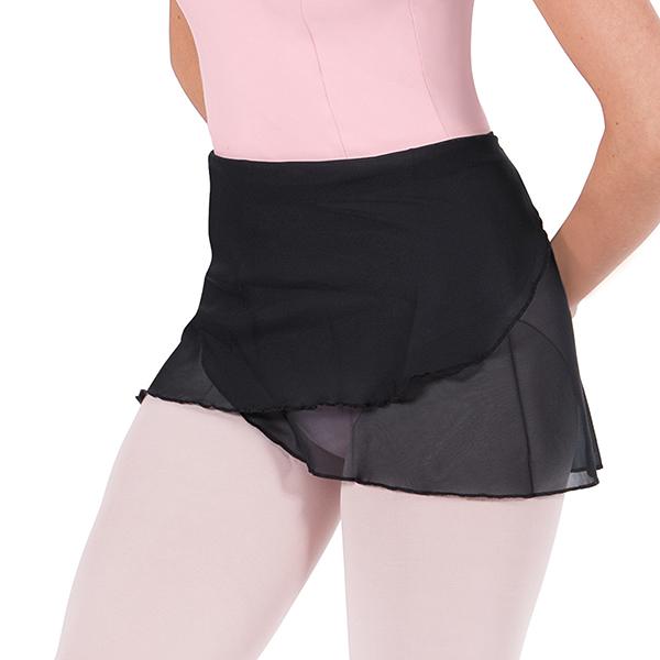 Eurotard 13125 Womens Chiffon Mini Wrap Length Skirt