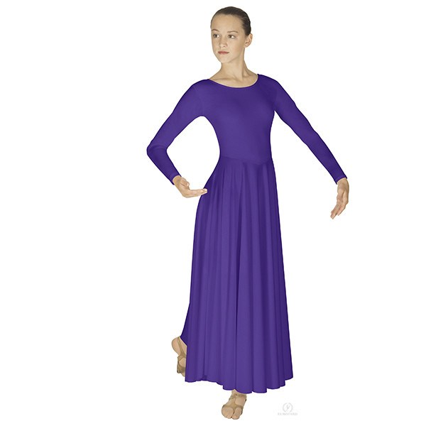 Polyester Dance Eurotard 13524 Polyester Dance Dress - Adult — DanceWear Corner