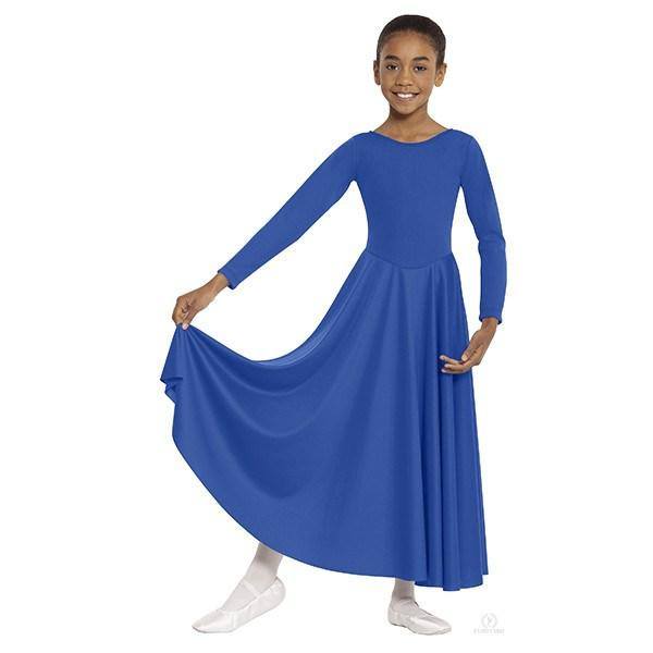 Polyester Dance Dress Dark Blue