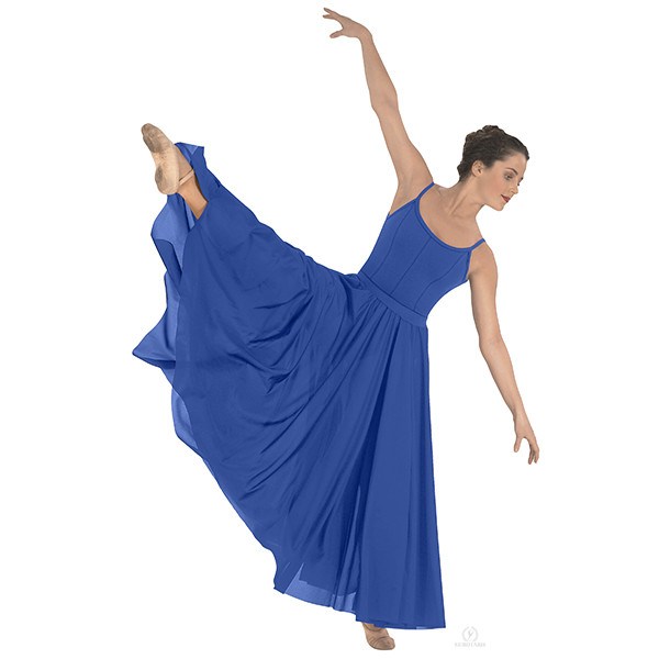 Eurotard 13674 Triple Panel Lyrical Skirt - Adult royal