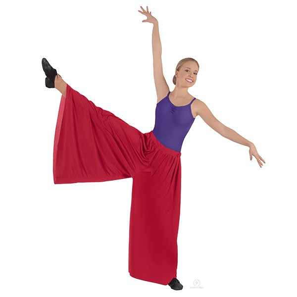 Eurotard 13696  Palazzo Pants- red