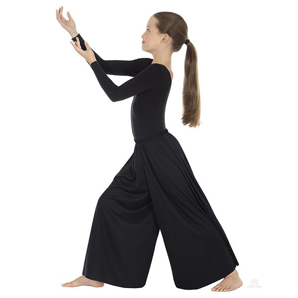Eurotard 13696c Palazzo Pants- Child black