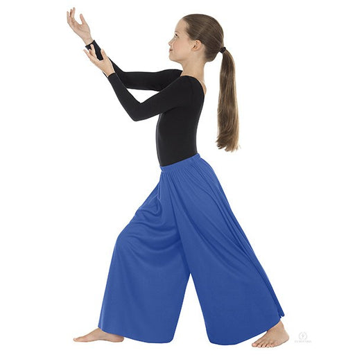 Black royal blue High waist Latin dance pants for women practice