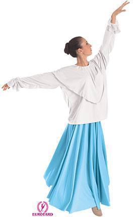  Yeahdor Womens One Shoulder Liturgical Praise Dance