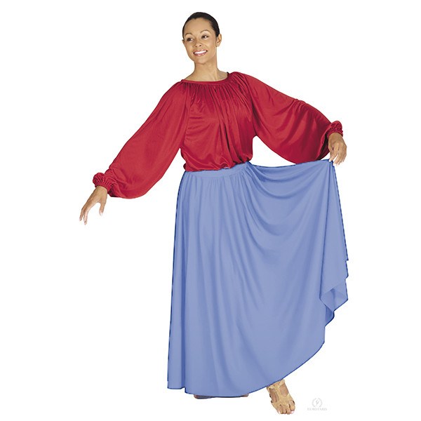 Lyrical Circle Skirt Light Blue