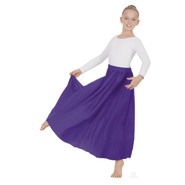 Lyrical Circle Skirt Purple
